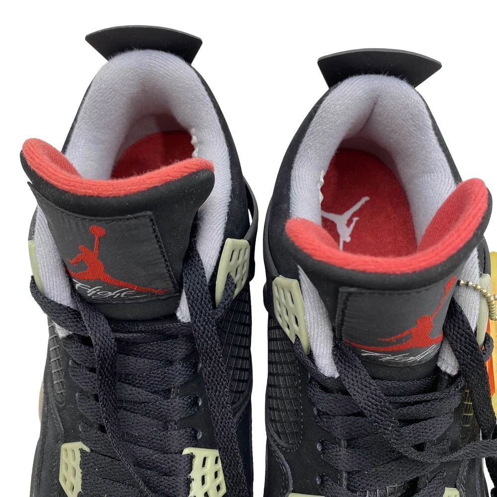 NIKE ナイキ 308497-089 Air Jordan 4 Retro Black Cement Grey Fire 