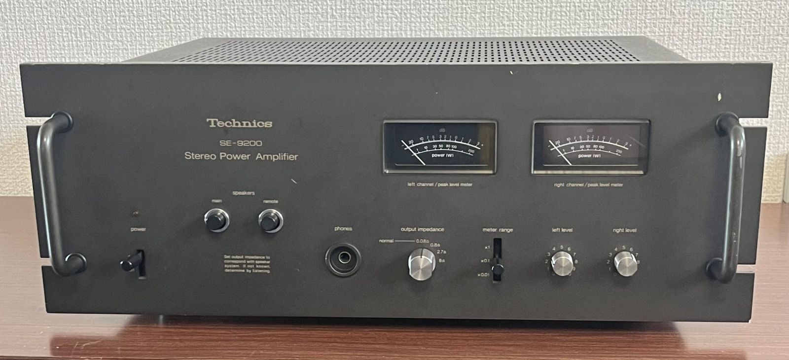 希少】Technics SE-9200 パワーアンプ 【公式通販】