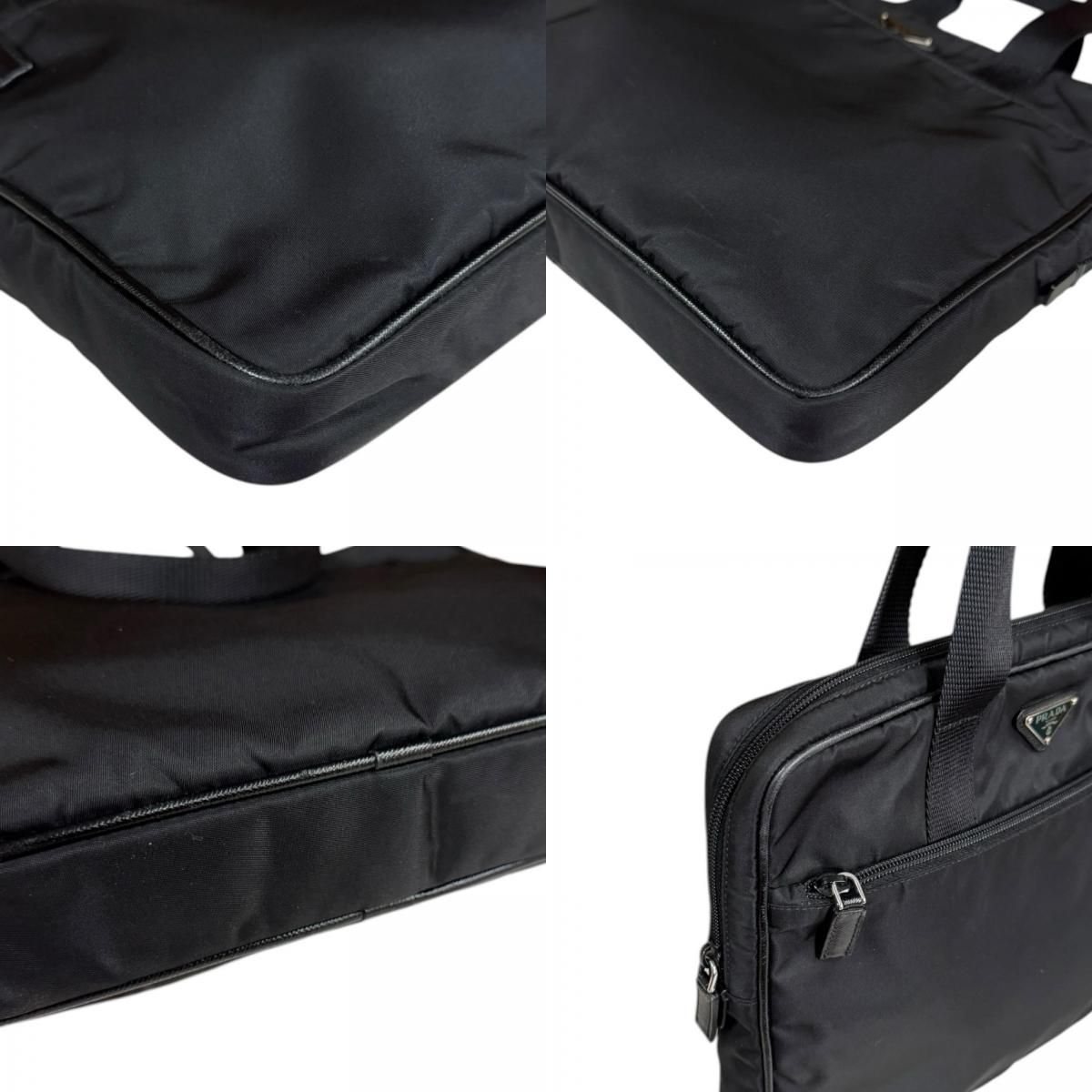 プラダ ビジネスバッグ ナイロン VA0609 ブラック メンズ PRADA 中古 