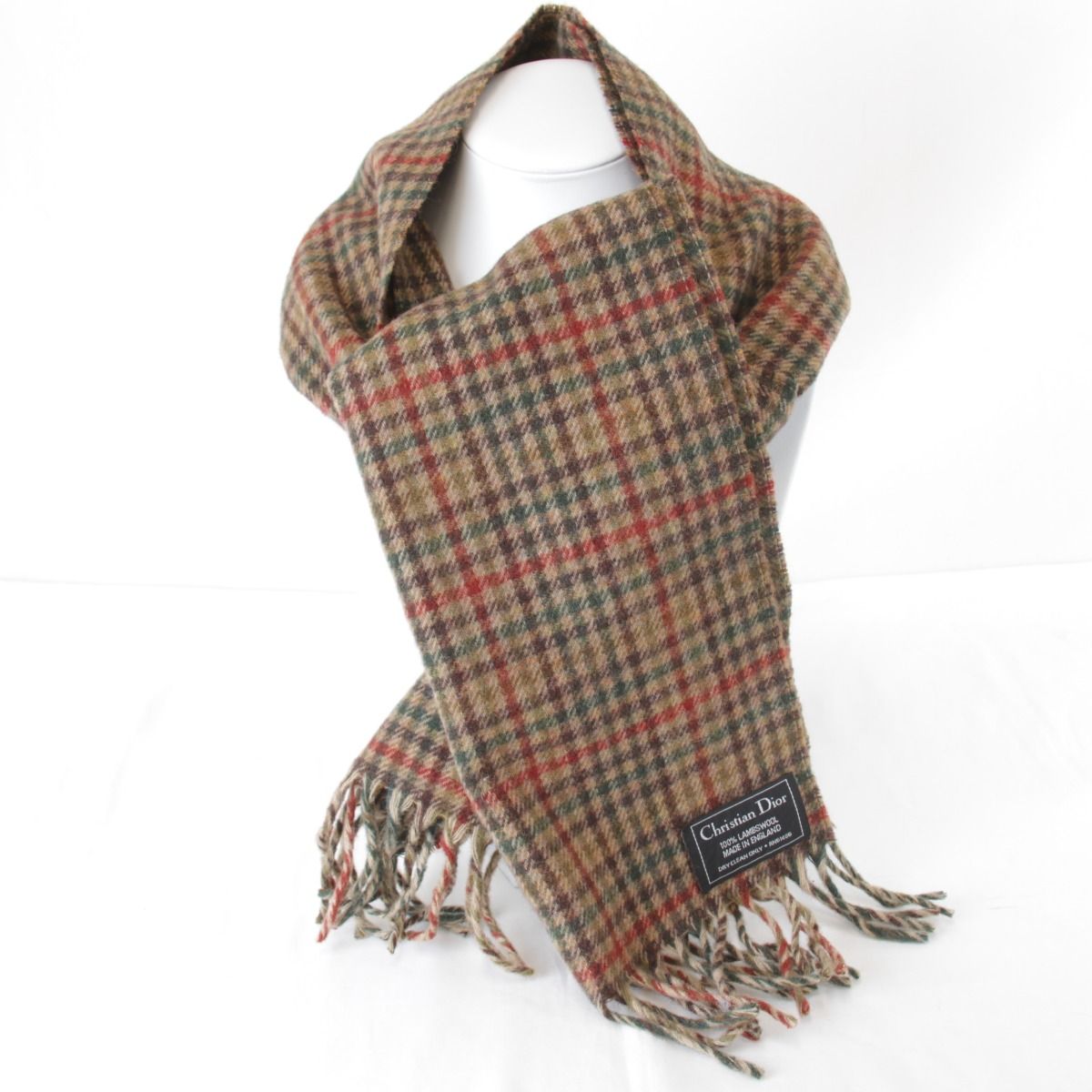 美品『USED』Christian Dior【クリスチャンディオール】 チェック柄 