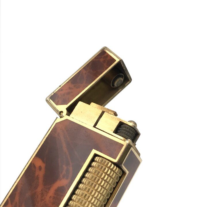 良品 Dunhill ダンヒル マーブル柄 ローラー式 ガスライター ラッカー ブラウン ゴールド 着火良好 喫煙グッズ 煙草グッズ r284 良品 Dunhill ダンヒル マーブル柄 ローラー式 ガスライター ラッカー