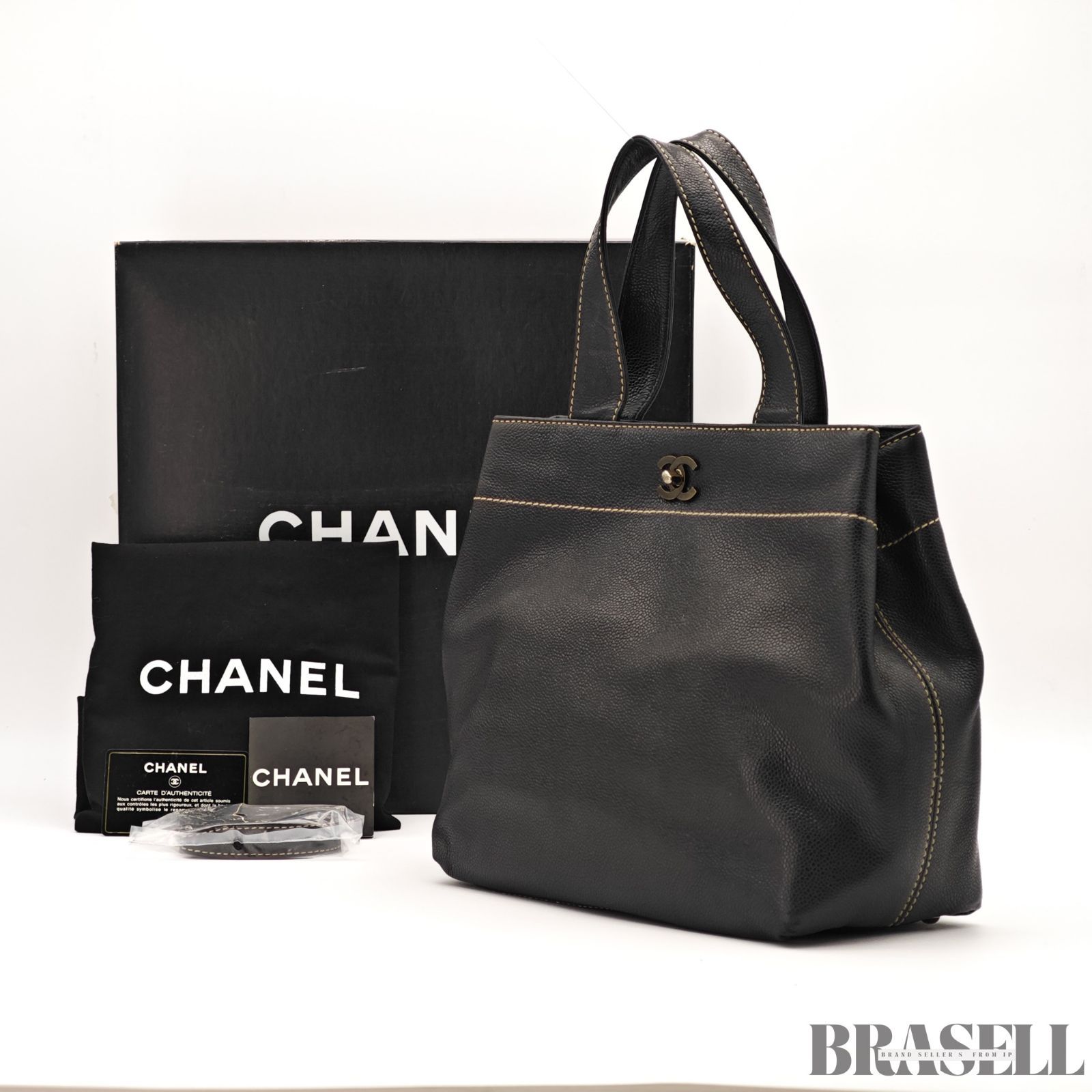 CHANEL ココマークターンロック バッグ バッグ 2way ハンドバッグ 