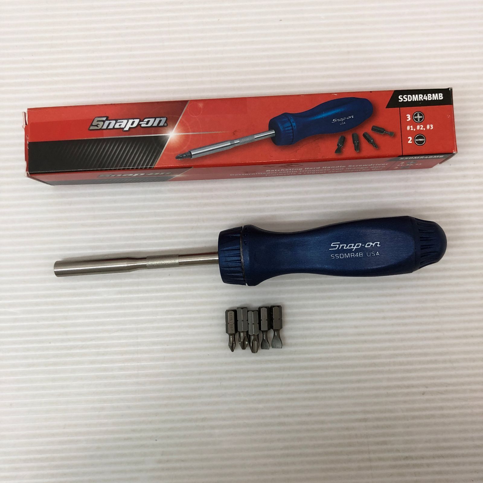 Snap-on スナップオン ラチエットドライバーSSDMR4BMB ミッドナイトブルー 中古品 smkogu095386