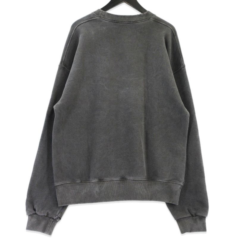 美品 OVY オヴィ スウェットシャツ Pigment Damage Processing Crew