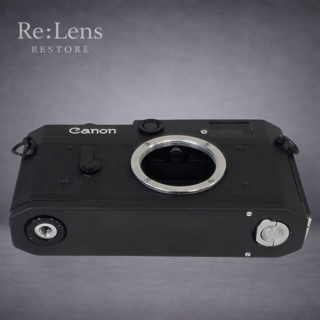 レア品 Canon P black ブラック レンジファインダー ボデ Canon P Black Repaint 35mm LTM Rangefinder Camera Body [EXC-]