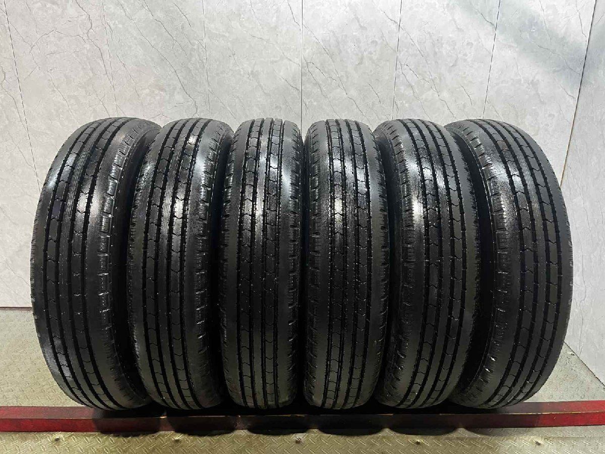 【新車外し】2025年製 BS R202 205/80R17.5 120/118N LT 17.5インチ ライトトラック用 夏タイヤ 6本 ローザ シビリアン等　(KTY104) クレジットカード QRコード決済可 新車外し】2025年製 BS R202 205/80R17.5 120/118N LT 17.5インチ