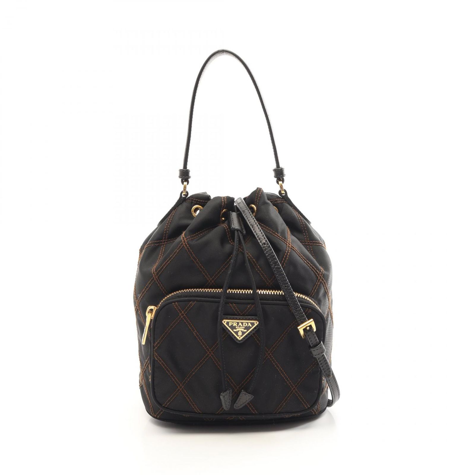プラダ PRADA ハンドバッグ デュエット キルティング バケット プラダ PRADA ハンドバッグ デュエット キルティング バケット