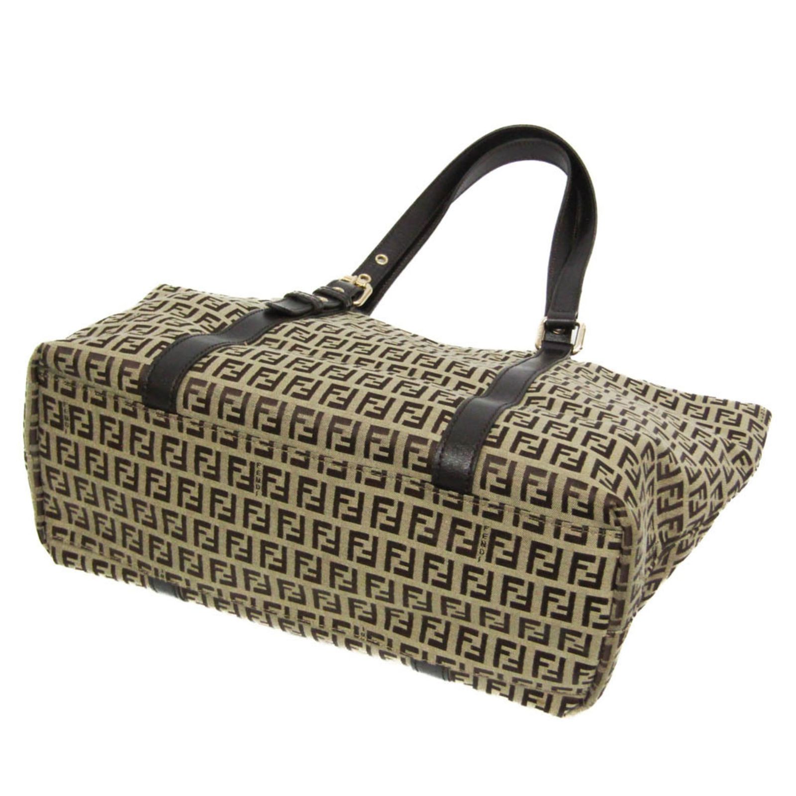 フェンディ(Fendi) ズッキーノ 8BH215 レディース キャンバス,レザー 