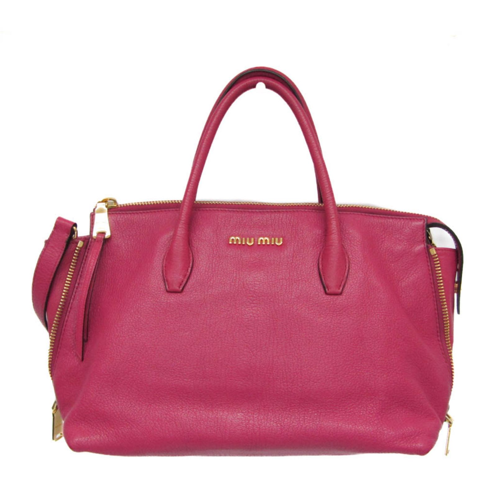 ミュウミュウ(Miu Miu) マドラス MADRAS RN1016 レディース レザー 