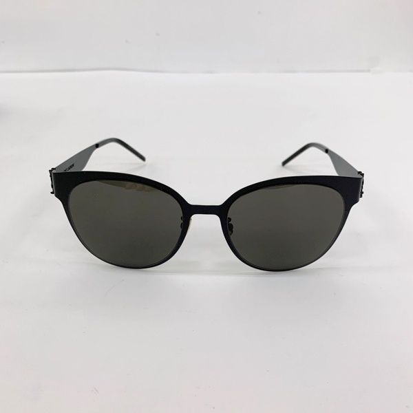 SAINT LAURENT サンローラン M42 008 ロゴ サングラス SAINT LAURENT サンローラン サングラス アイウェア メガネ SLM42 008