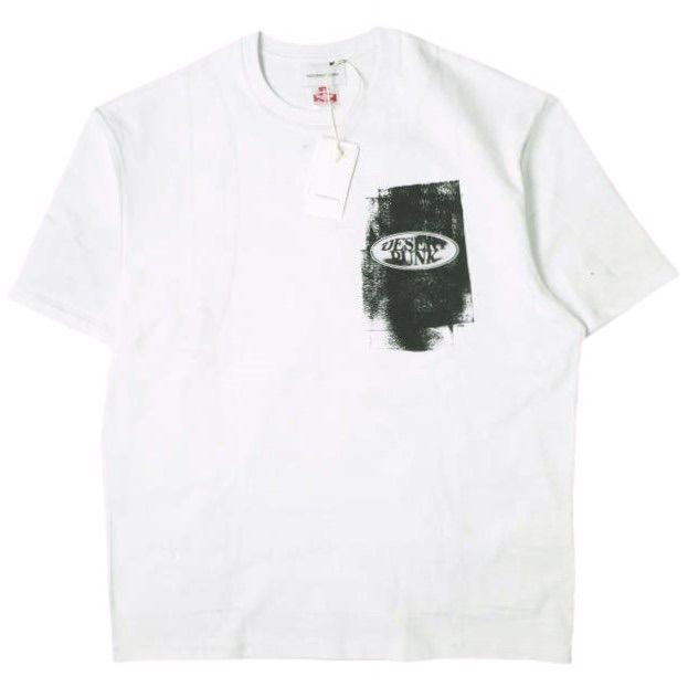 RESURRECTION13 リザラクション13 24SS Resurrection13 Painted T-Shirt ペイントオーバーサイズTシャツ M ホワイト 半袖 トップス【新古品】【中古】【RESURRECTION13】 新品 RESURRECTION13 リザラクション13 24SS Resurrection13 Painted T