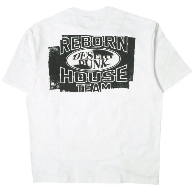 RESURRECTION13 リザラクション13 24SS Resurrection13 Painted T-Shirt ペイントオーバーサイズTシャツ M ホワイト 半袖 トップス【新古品】【中古】【RESURRECTION13】 RESURRECTION13 リザラクション13 24SS Resurrection13 Painted T