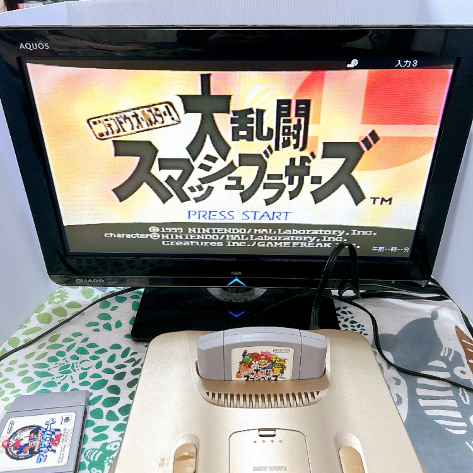✨任天堂 NINTENDO64 本体 ゴールド NUS-001(JPN) コントローラー AC 
