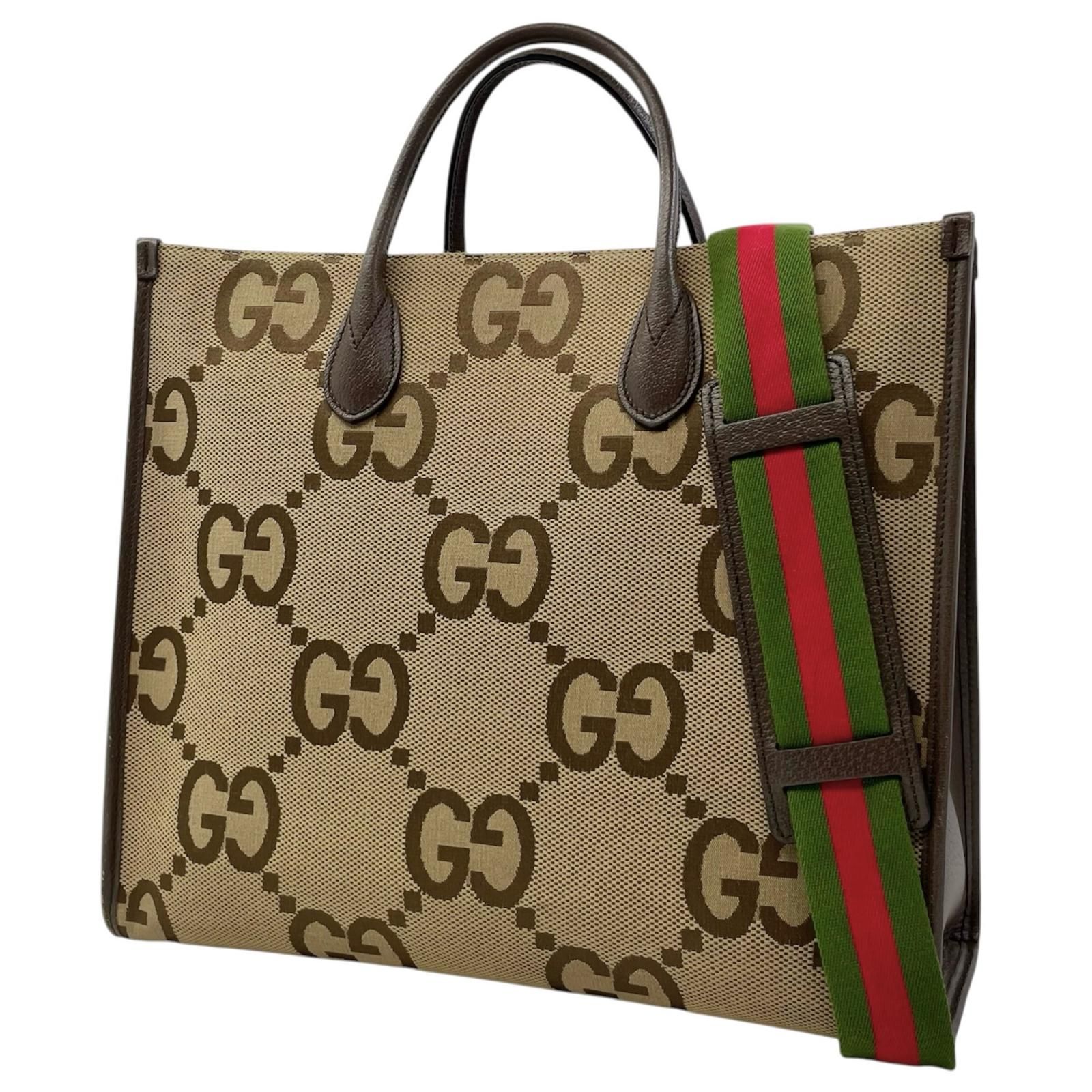 【中古】GUCCI | グッチ ジャンボGG 2way ショルダーバッグ ハンドバッグ 678839 ブラウン【尾張小牧店】 中古】GUCCI | グッチ ジャンボGG 2way ショルダーバッグ ハンドバッグ