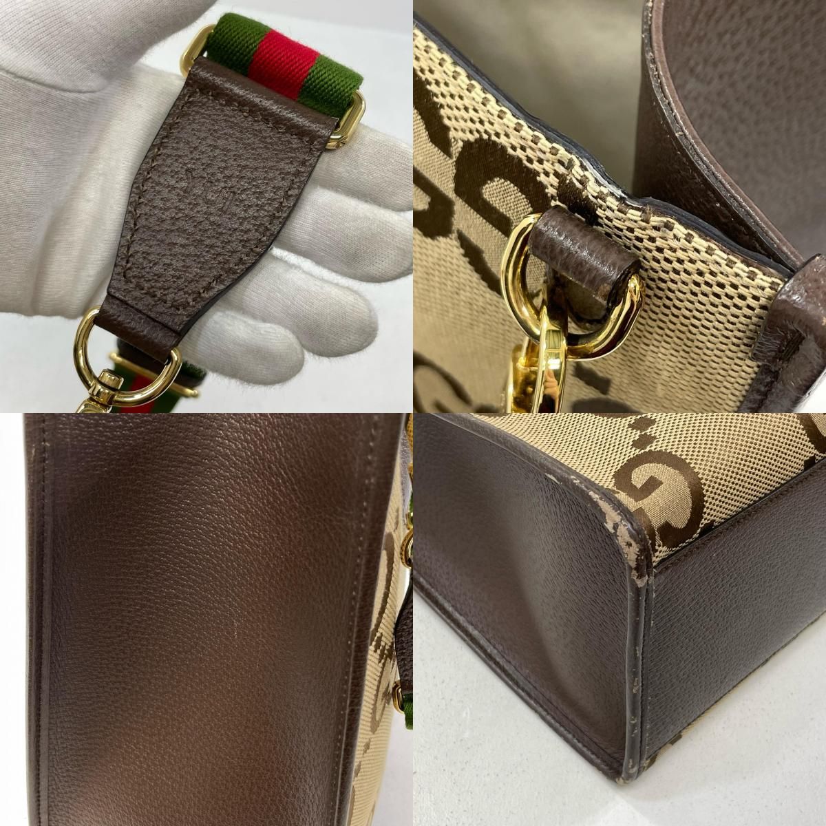 【中古】GUCCI | グッチ ジャンボGG 2way ショルダーバッグ ハンドバッグ 678839 ブラウン【尾張小牧店】 中古】GUCCI | グッチ ジャンボGG 2way ショルダーバッグ ハンドバッグ