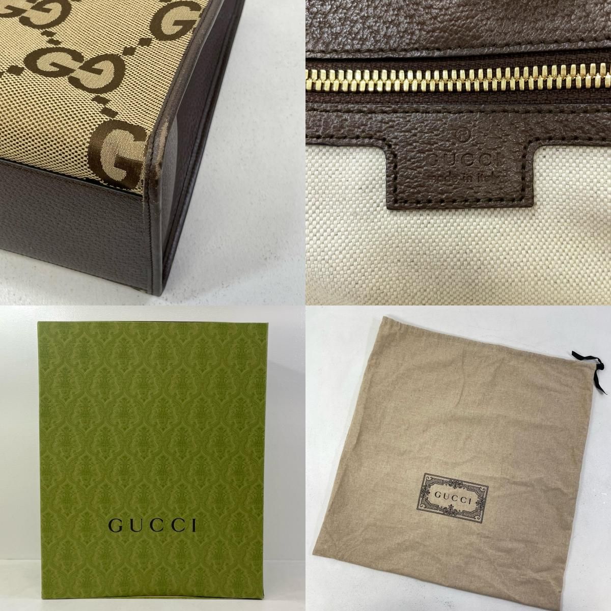 【中古】GUCCI | グッチ ジャンボGG 2way ショルダーバッグ ハンドバッグ 678839 ブラウン【尾張小牧店】 中古】GUCCI | グッチ ジャンボGG 2way ショルダーバッグ ハンドバッグ