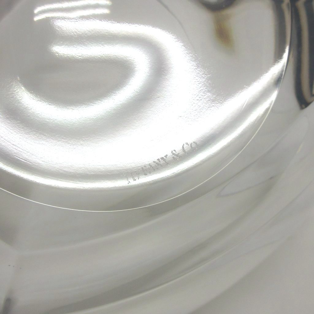 ティファニー TIFFANY & CO. クリスタルガラス 角皿 クリア 食器