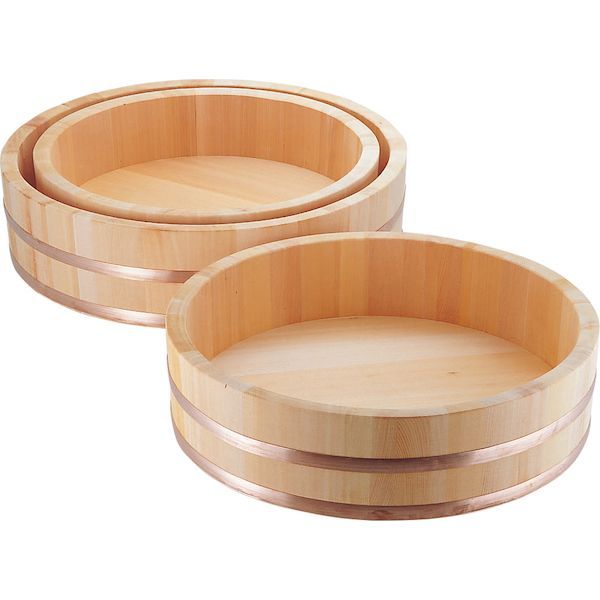 【新品・7営業日以内発送】4967151044627 ヤマコー 椹・飯台 銅タガ 450mm 04208【沖縄離島販売不可】 12,945円