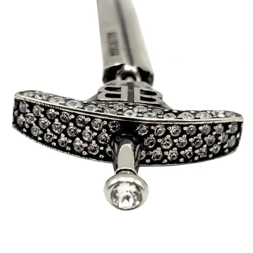 BALENCIAGA バレンシアガ GOTH SWORD ゴス ソード ピアス シルバー