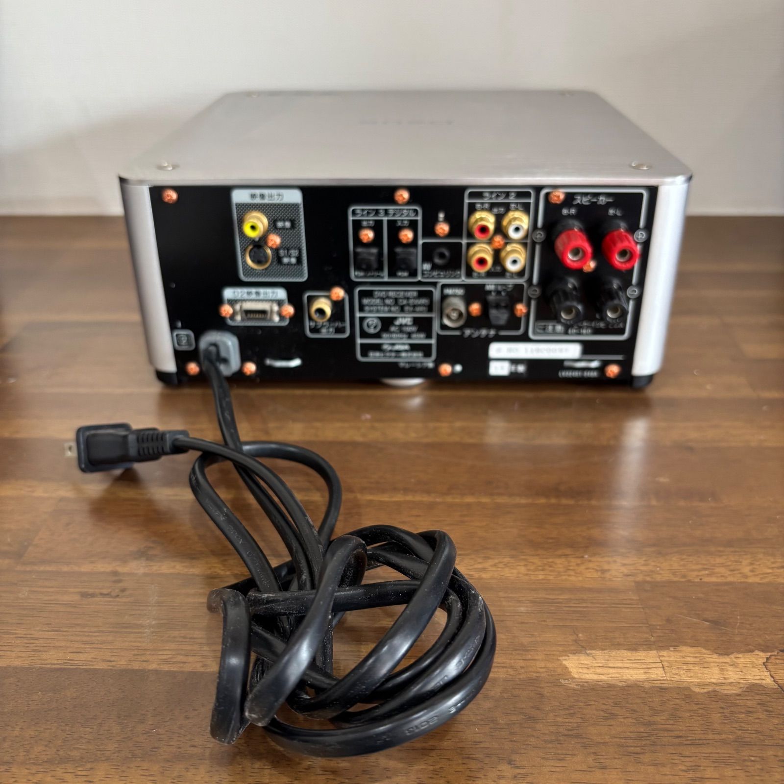 Victor ビクター コンパクトコンポーネントDVDシステム EX-AR3 ウッドコーンスピーカー SP-EXAR3 通電確認済 コード ...