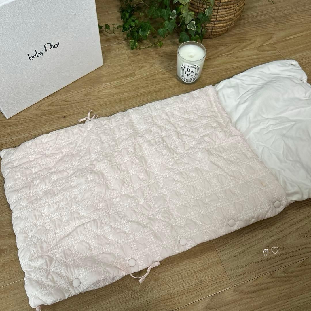 ベビー服(~95cm) 未使用 baby Dior ベビーディオール おくるみ タオル