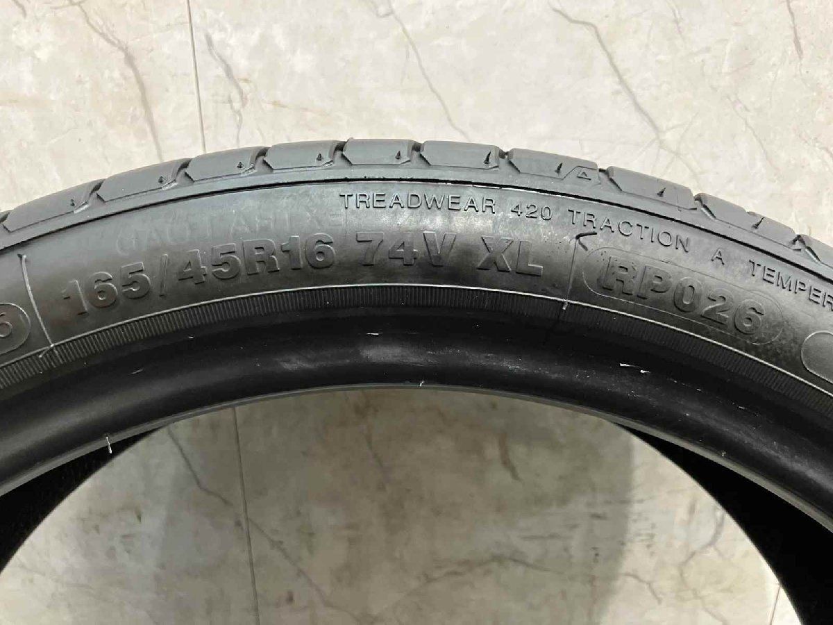 走行短め】2025年製 APTANY HARMONIC PLUS 165/45R16 16インチ 夏
