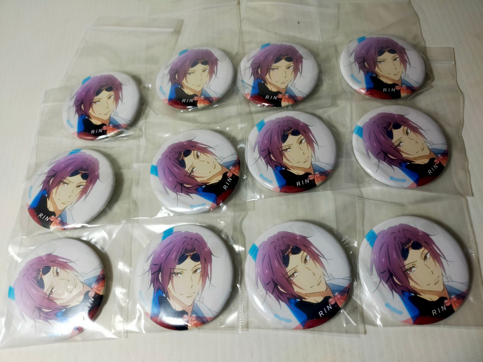 缶バッジ Free! Water 松岡凛 12個セット【個包装にて発送】 - メルカリ