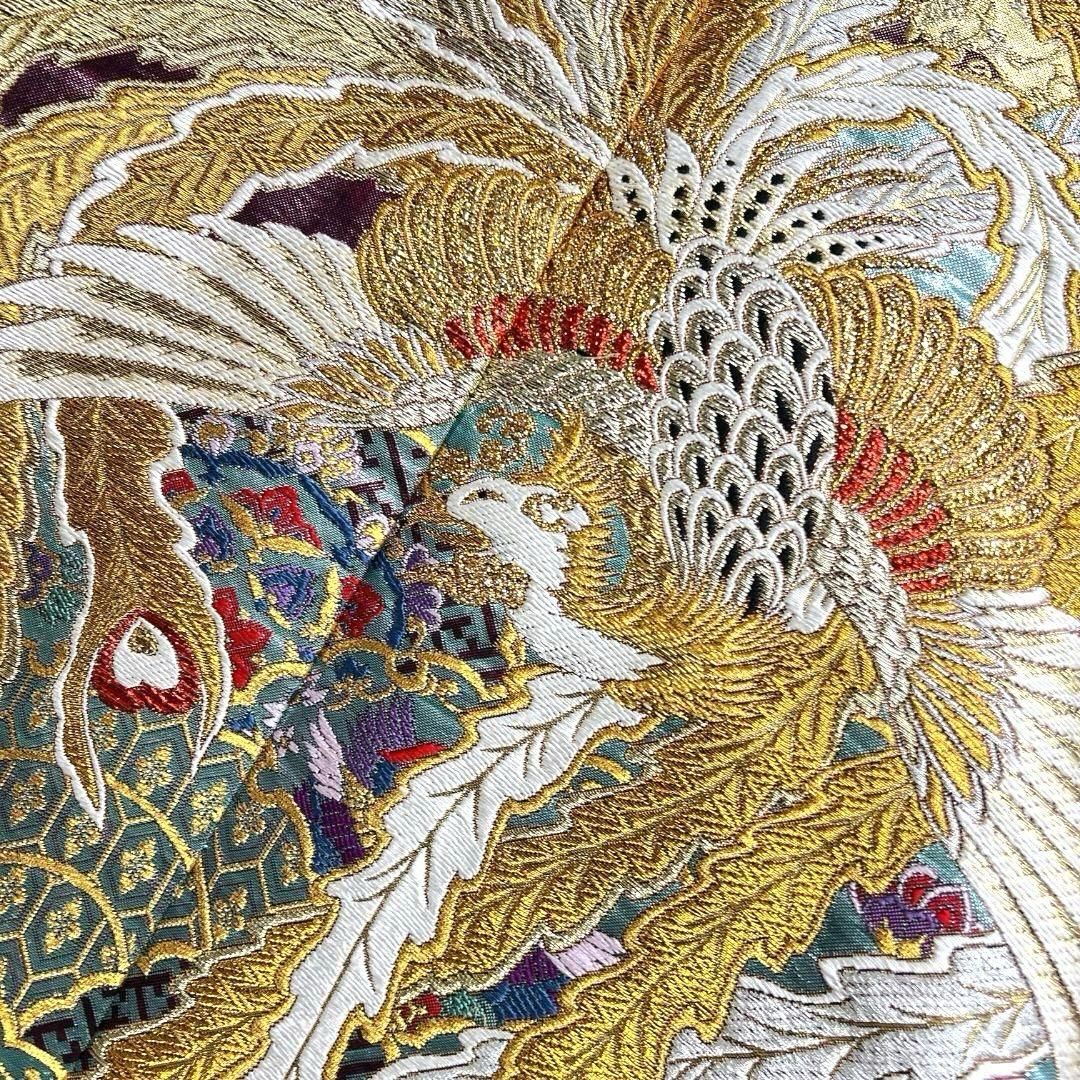 色打掛 打掛 唐織 鳳凰 華紋 鴛鴦 七宝 金糸 結婚式 着物 032b p 色打掛 打掛 唐織 鳳凰 華紋 鴛鴦 七宝 金糸 結婚式 着物 032b p