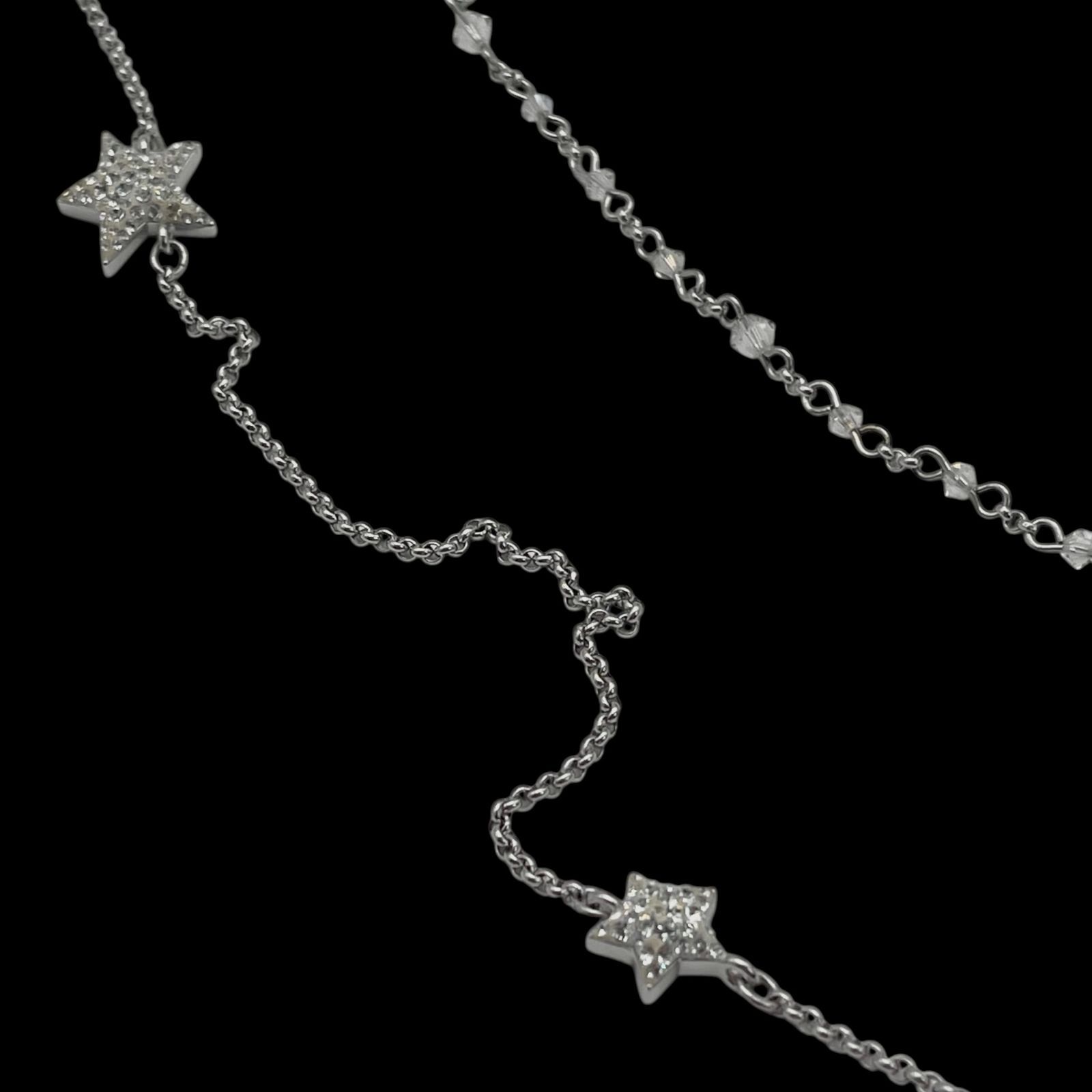 SWAROVSKI スワロフスキー ロングネックレス 2way スターモチーフ 