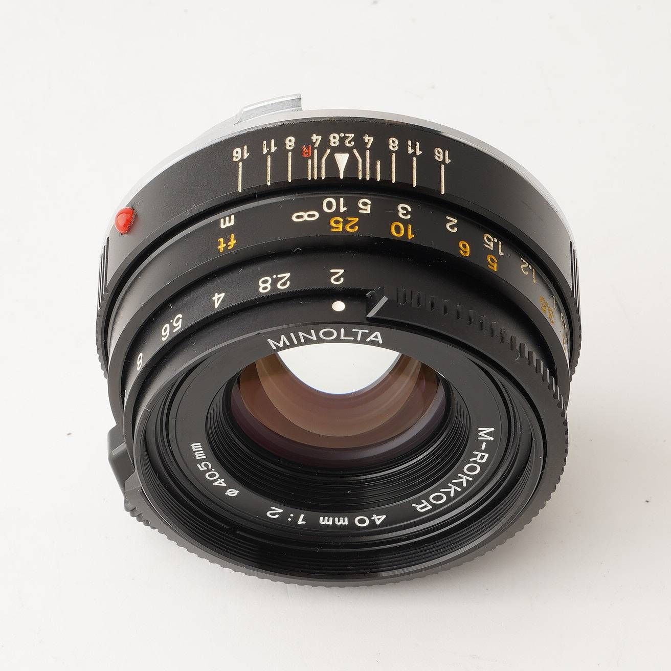 MINOLTA ミノルタM-ROKKOR 40mm f2 ライカMマウントレンズ 美品 