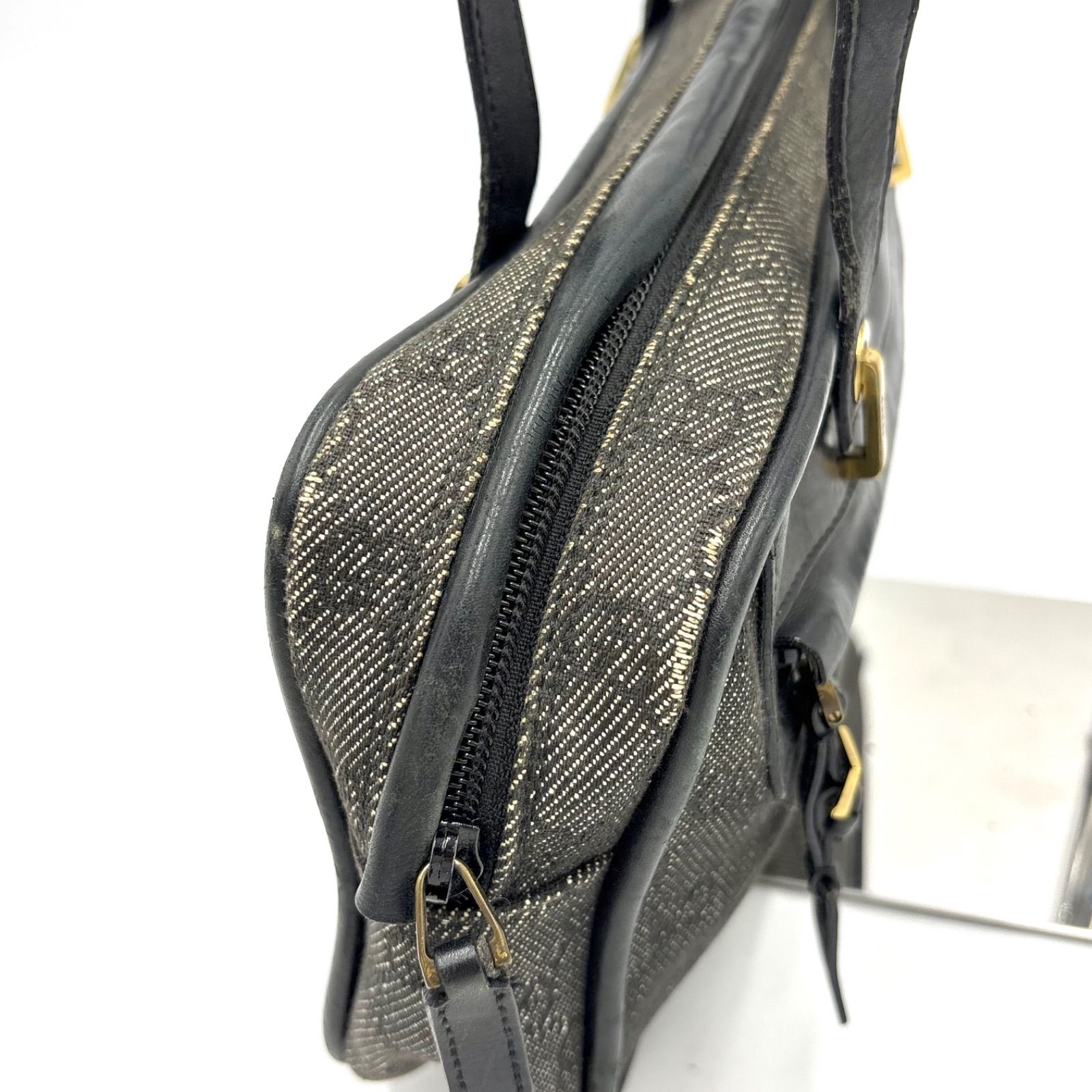 GUCCI グッチ GGデニム ショルダーバッグ トートバッグ 肩掛け鞄 Y2K 