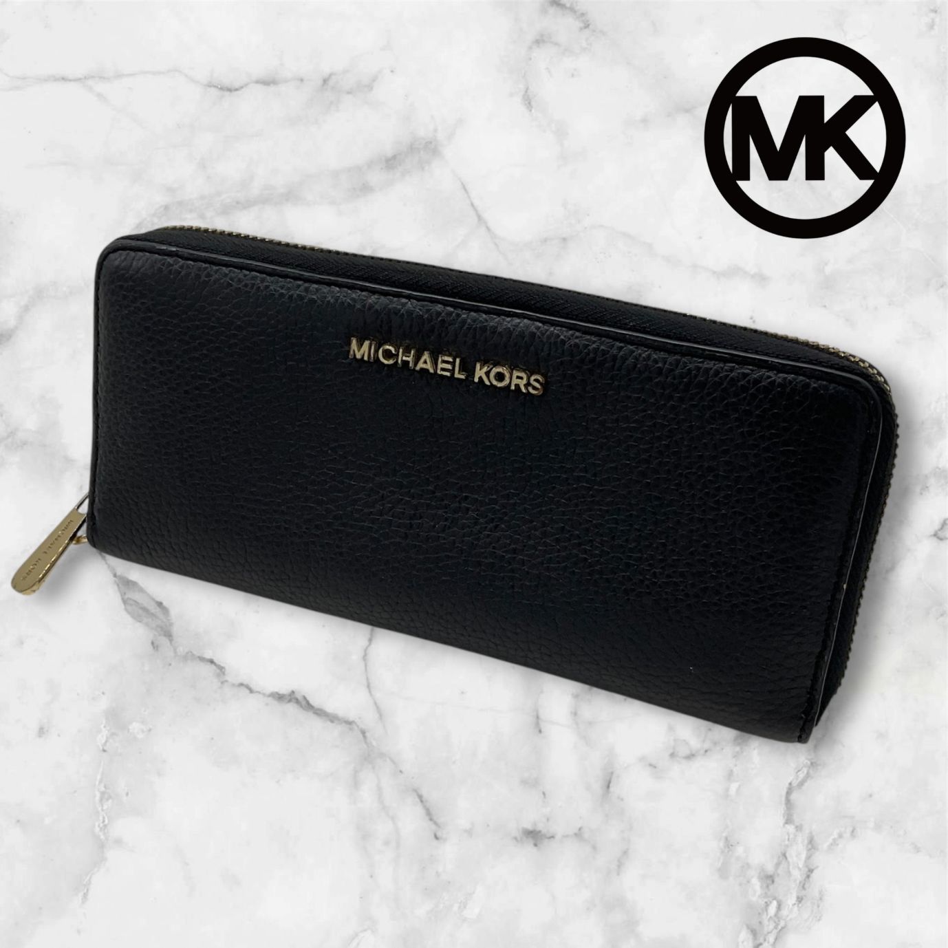 ロングウォレット マイケル コース 財布 黒 マイケルコース MICHAEL