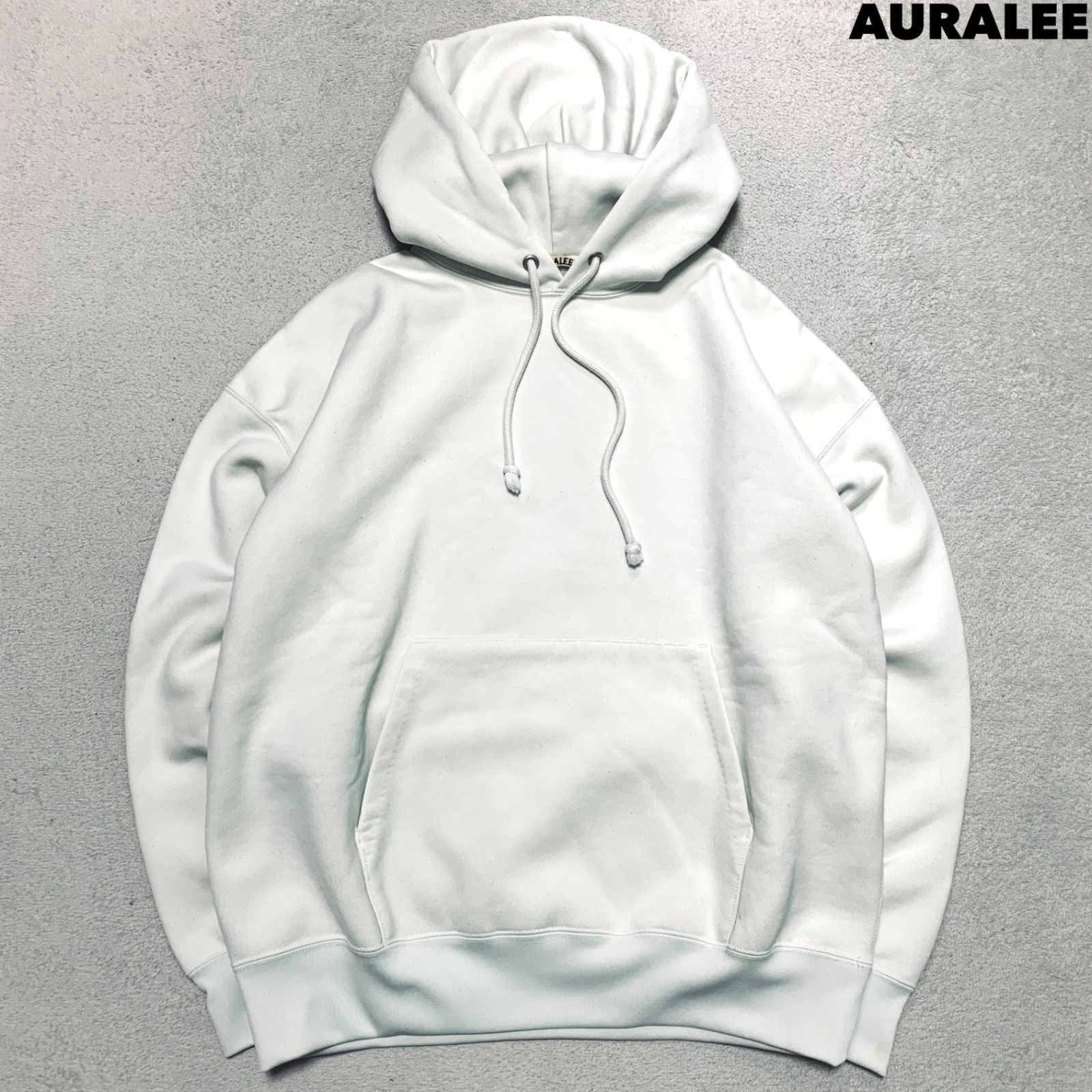 AURALEE BAGGY POLYESTER SWEAT P/O PARKA パーカー フーディー プル 