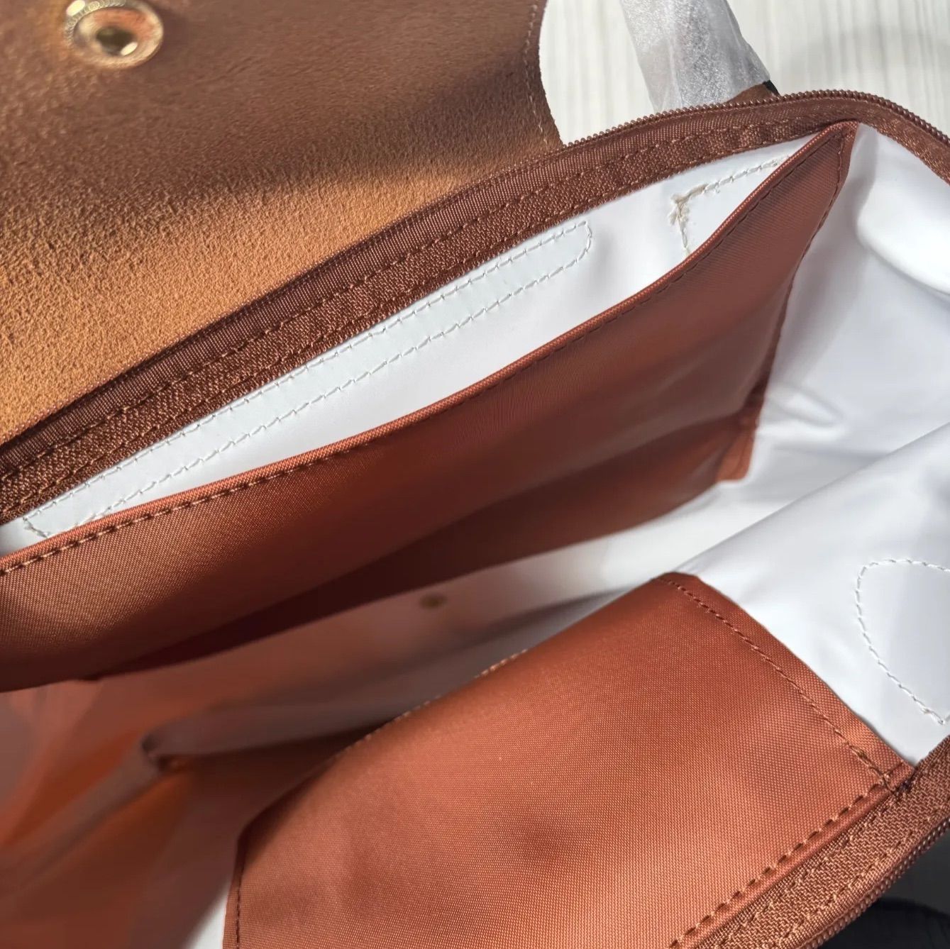 Longchamp ル プリアージュ コニャック Lサイズ ナイロン ショルダー 