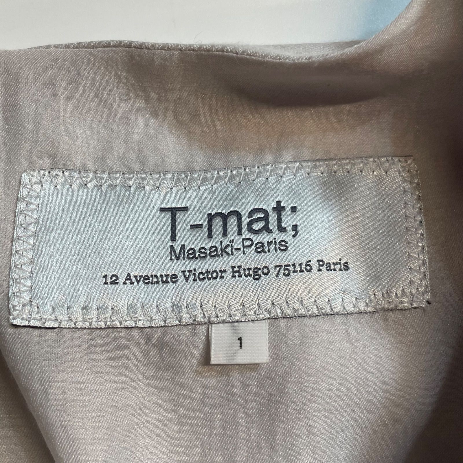 T-Mat Masaki-Paris ティーマットマサキパリ リネンコットン 長袖 
