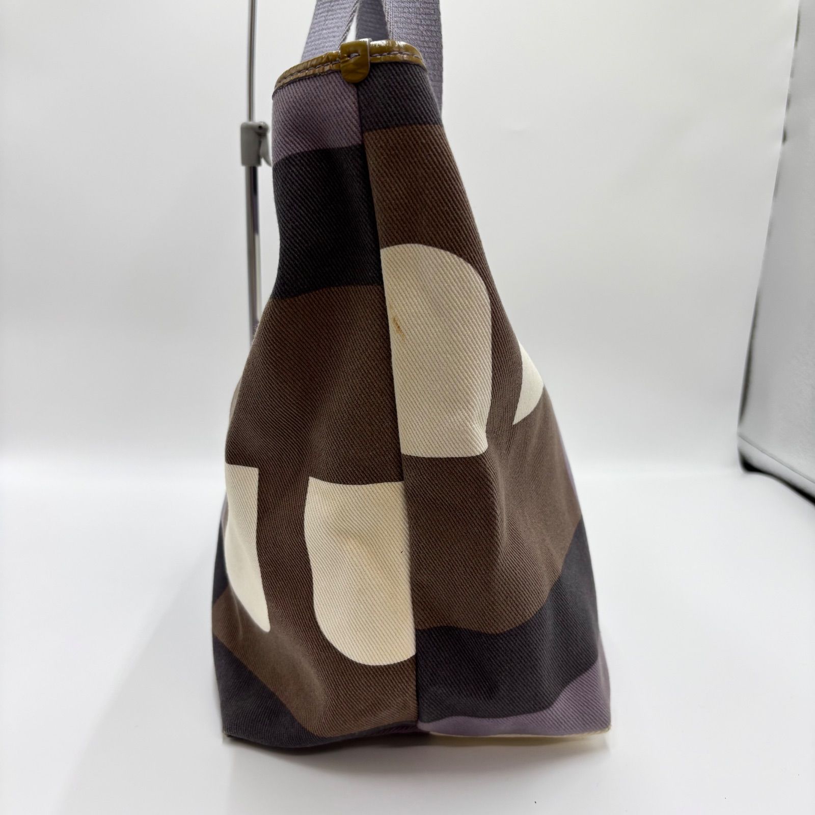 A4収納可】BALLY/バリー キャンバス トートバッグ ビッグロゴ 