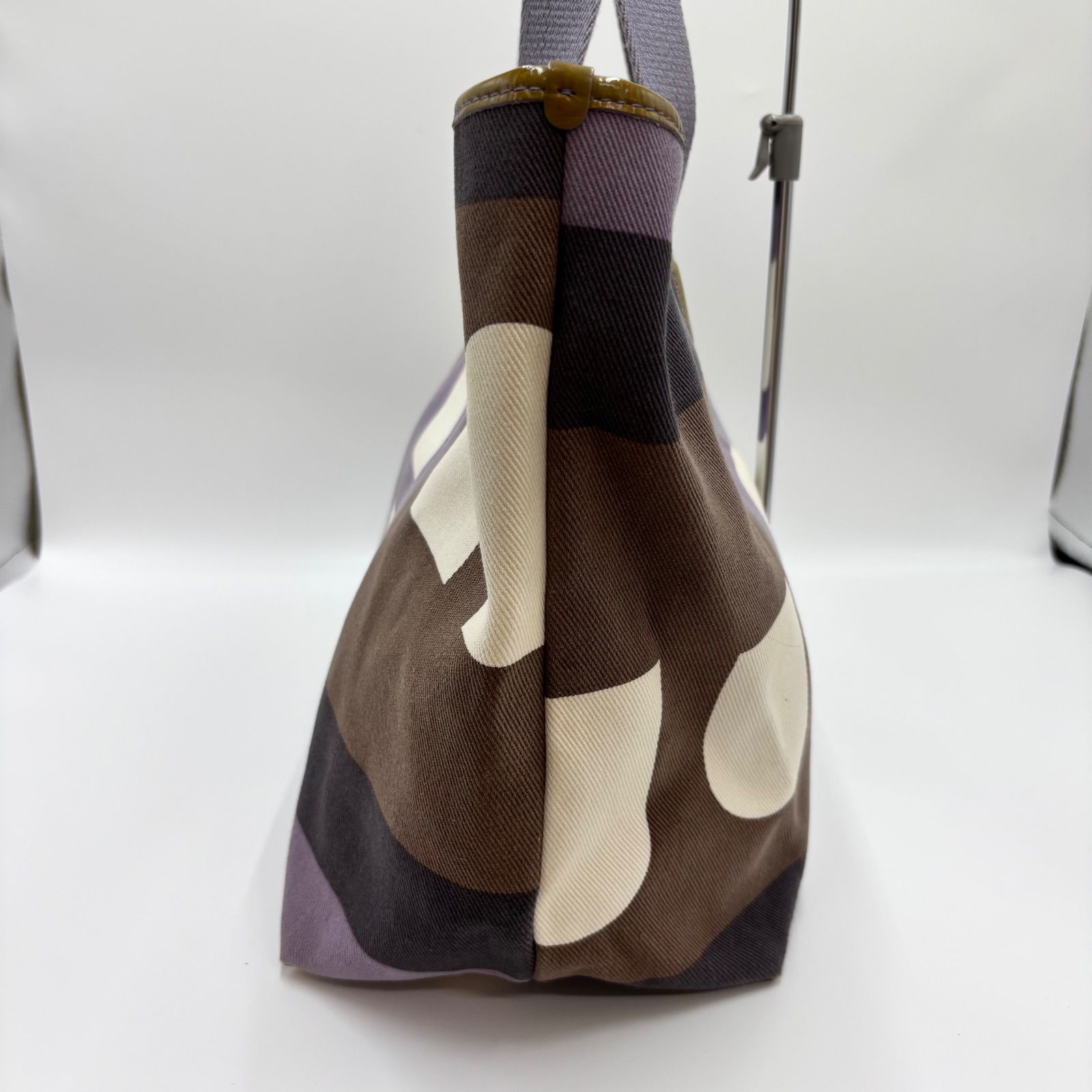 A4収納可】BALLY/バリー キャンバス トートバッグ ビッグロゴ 