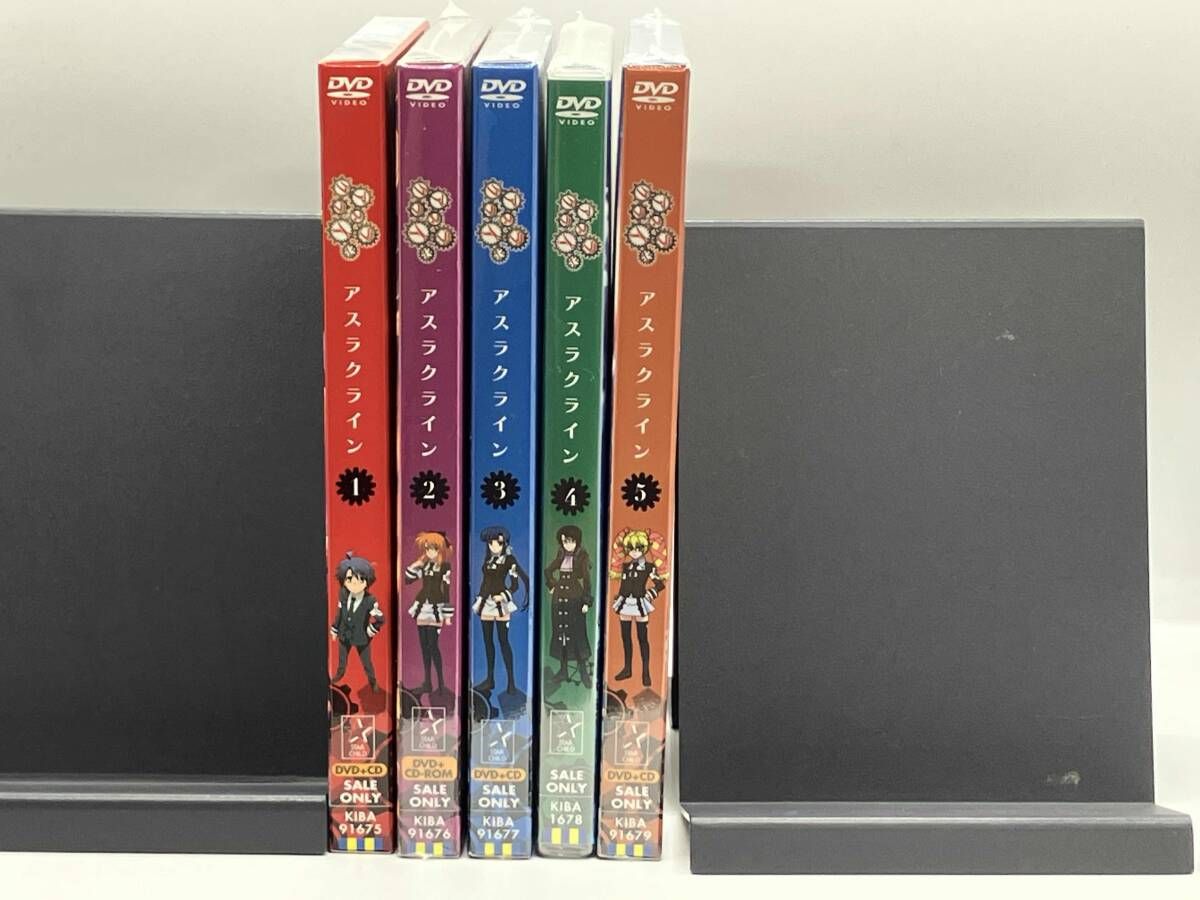 4本未開封・4巻のみ通常盤）DVD 【※※※】[全5巻セット]アスラクライン1