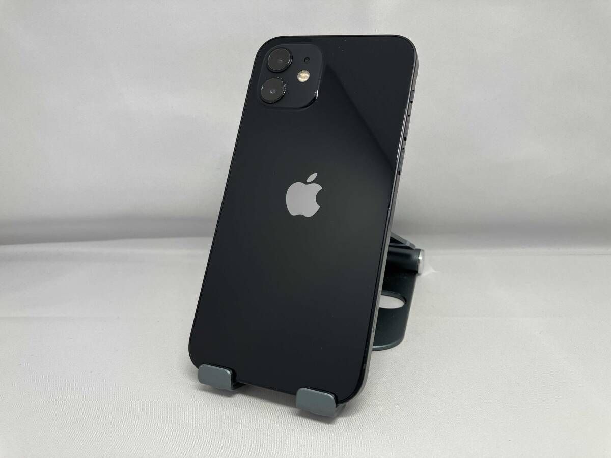 iPhone 12 128GB ブラック SIMロックなし au - メルカリ