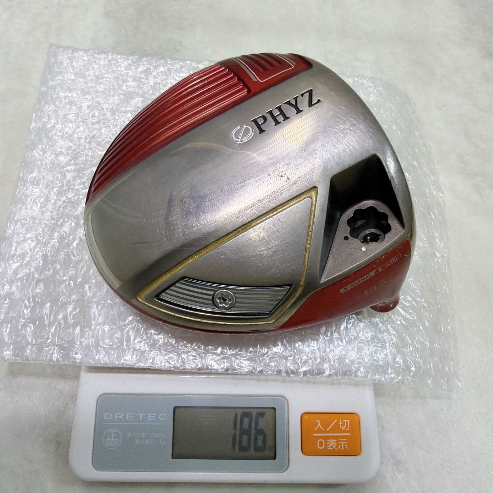 新品グリップ 希少カラー BRIDGESTONE PHYZ III レッド ドライバー