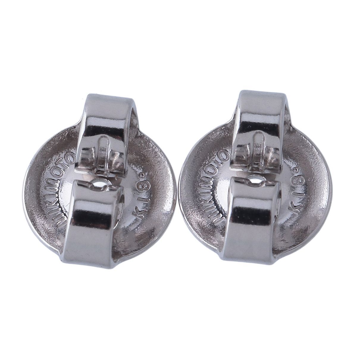 ミキモト パール ピアス アコヤパール7.0mm K18WG 新品仕上げ済 ミキモト パール ピアス アコヤパール7.0mm K18WG 新品仕上げ済