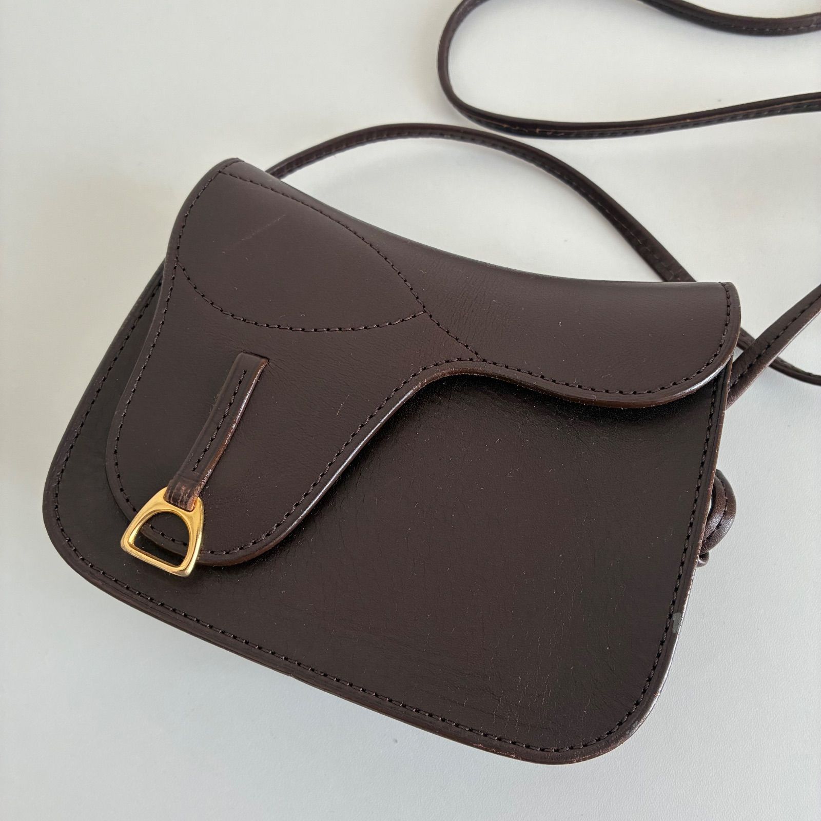 leather craft by emi 板垣 イタガキ いたがき鞄 サドル バッグ