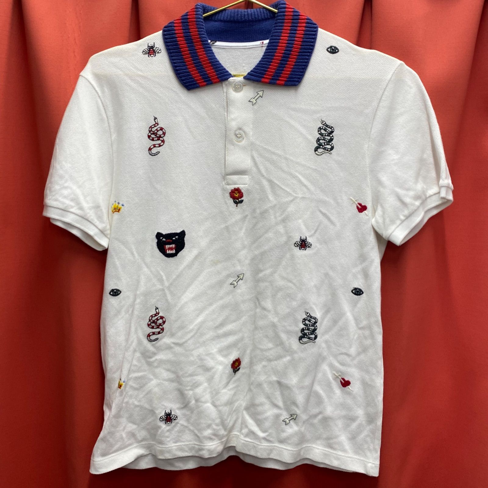 GUCCI グッチ シンボル エンブロイダリー ポロシャツ 半袖 スポーツ