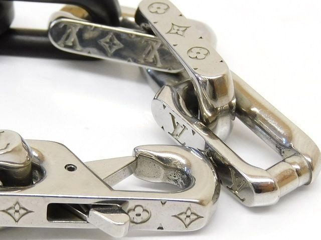 美品 ヴィトン □ M00687 ブレスレット・モノグラム チェーン L 全長