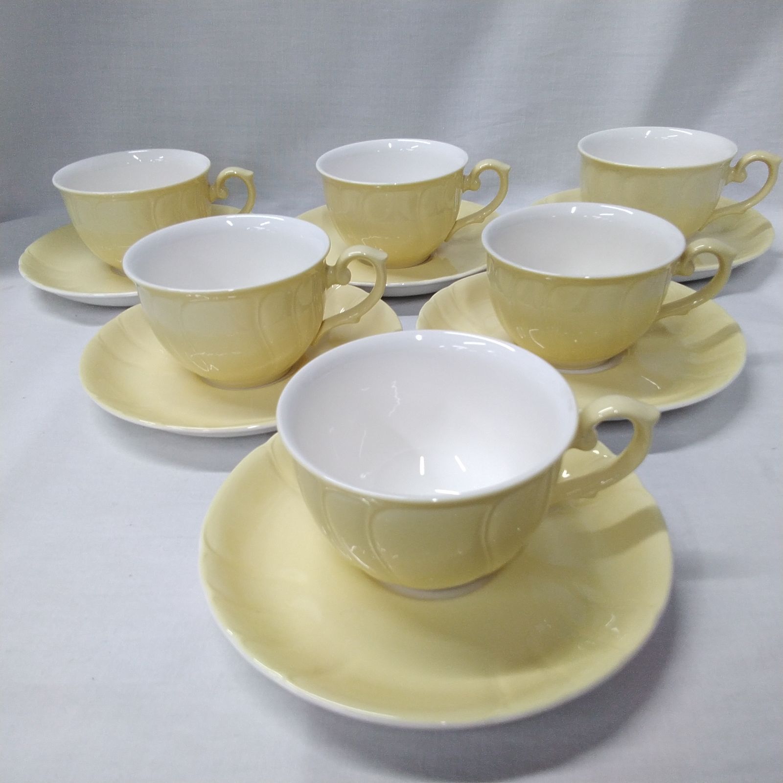Noritake ノリタケ CRAFTONE クラフトーン クリームイエロー カップ 