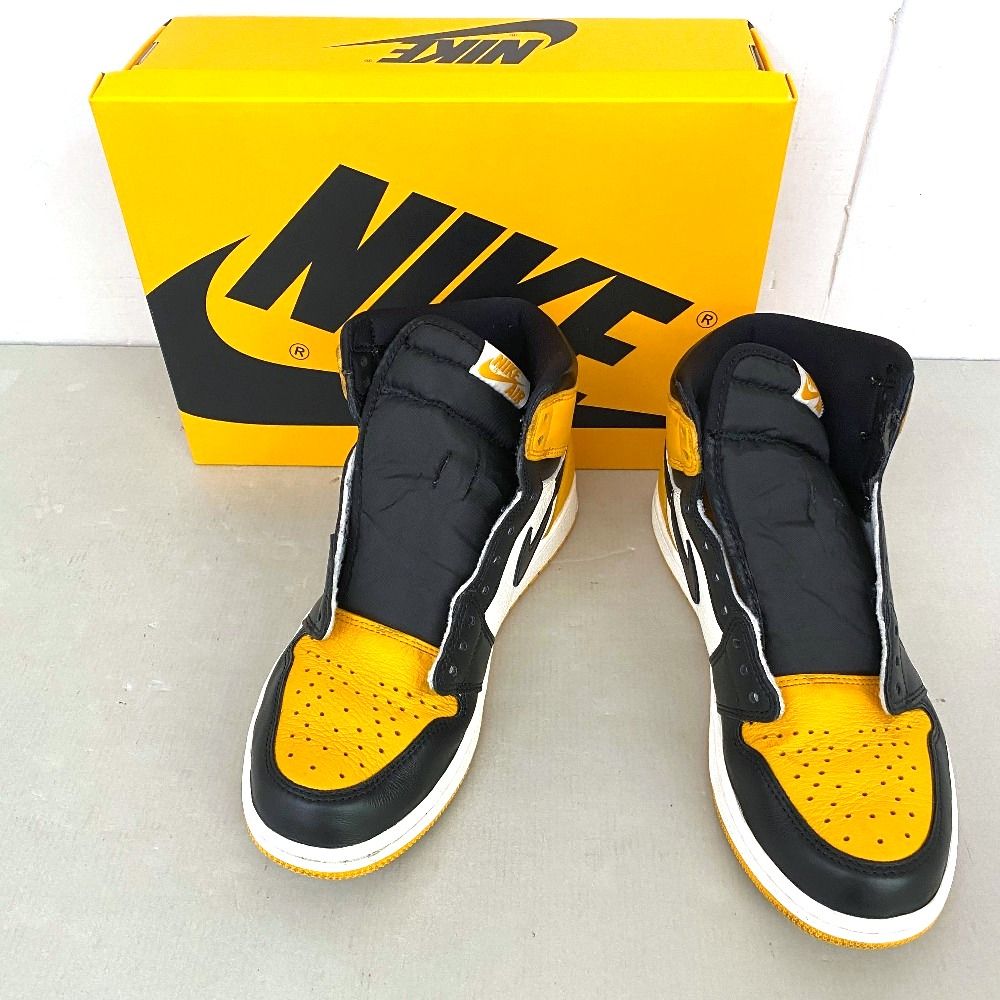 03w25383【箱付き】 Nike Air Jordan 1 Retro High OG Taxi ナイキ 
