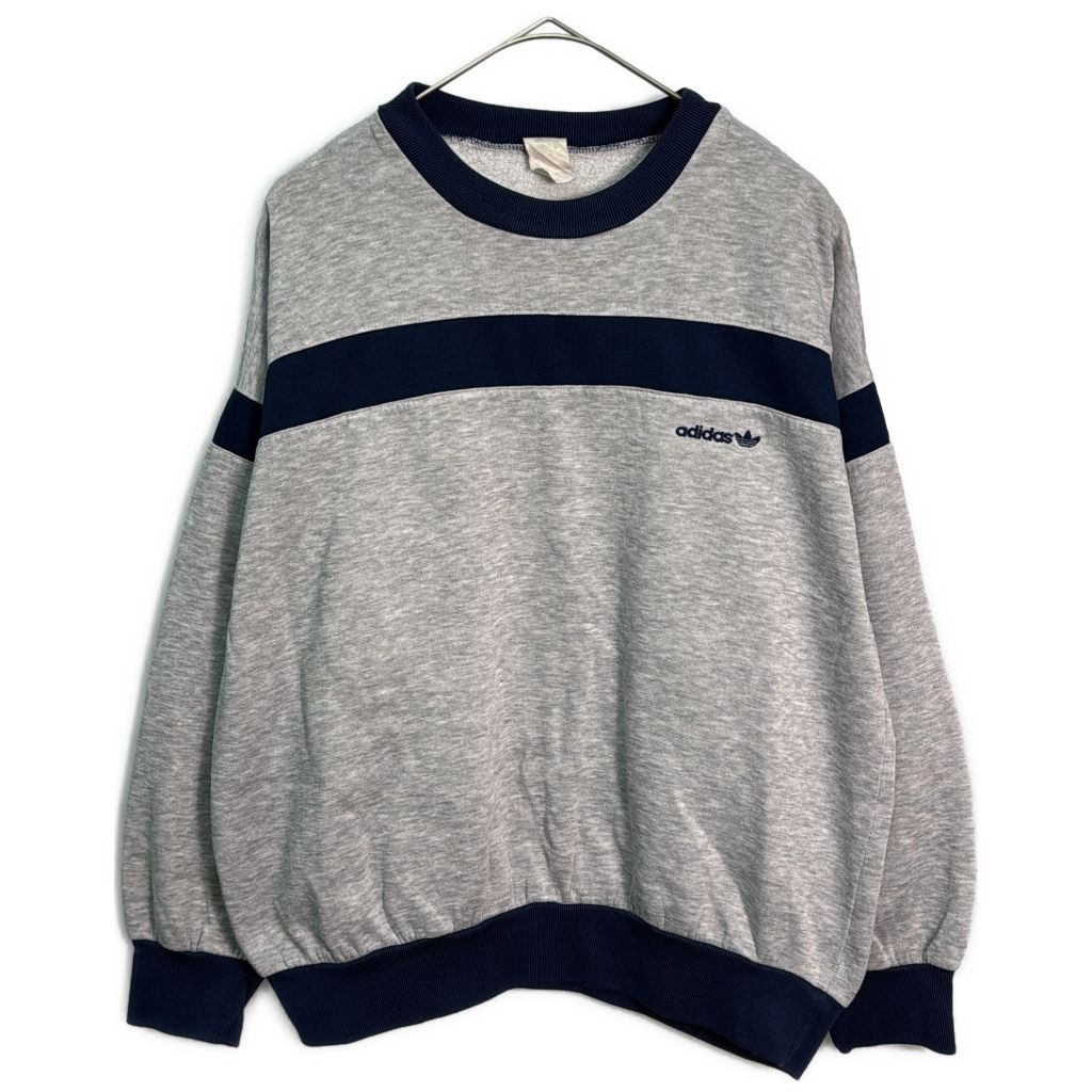 90年代  アディダス スウェット スポーツ グレー(メンズ L相当)中古 古着 X7375 90年代 adidas アディダス スウェット スポーツ グレー(メンズ L相当