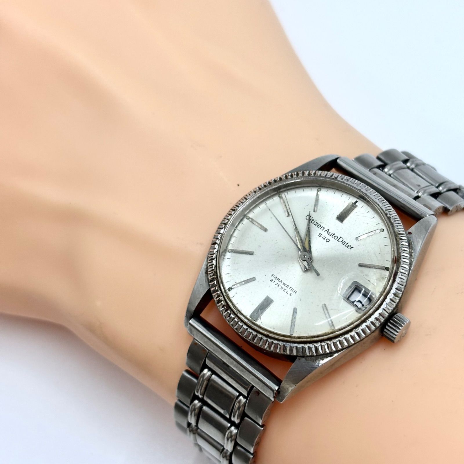 稼働/ヴィンテージ】CITIZEN/シチズン オートデーター540 PARA WATER