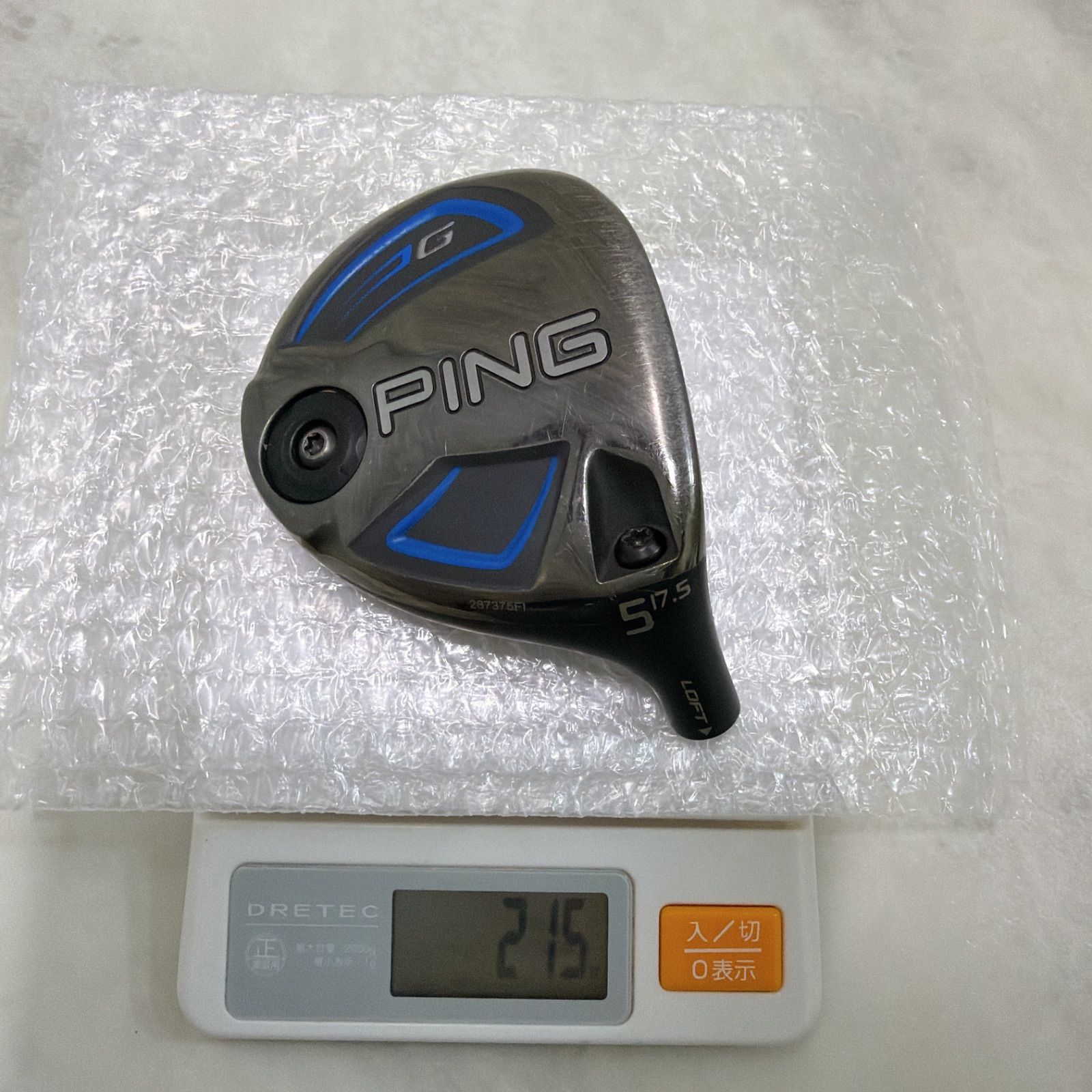 新品グリップ PING G フェアウェイウッド 5W 17.5度 純正カーボン