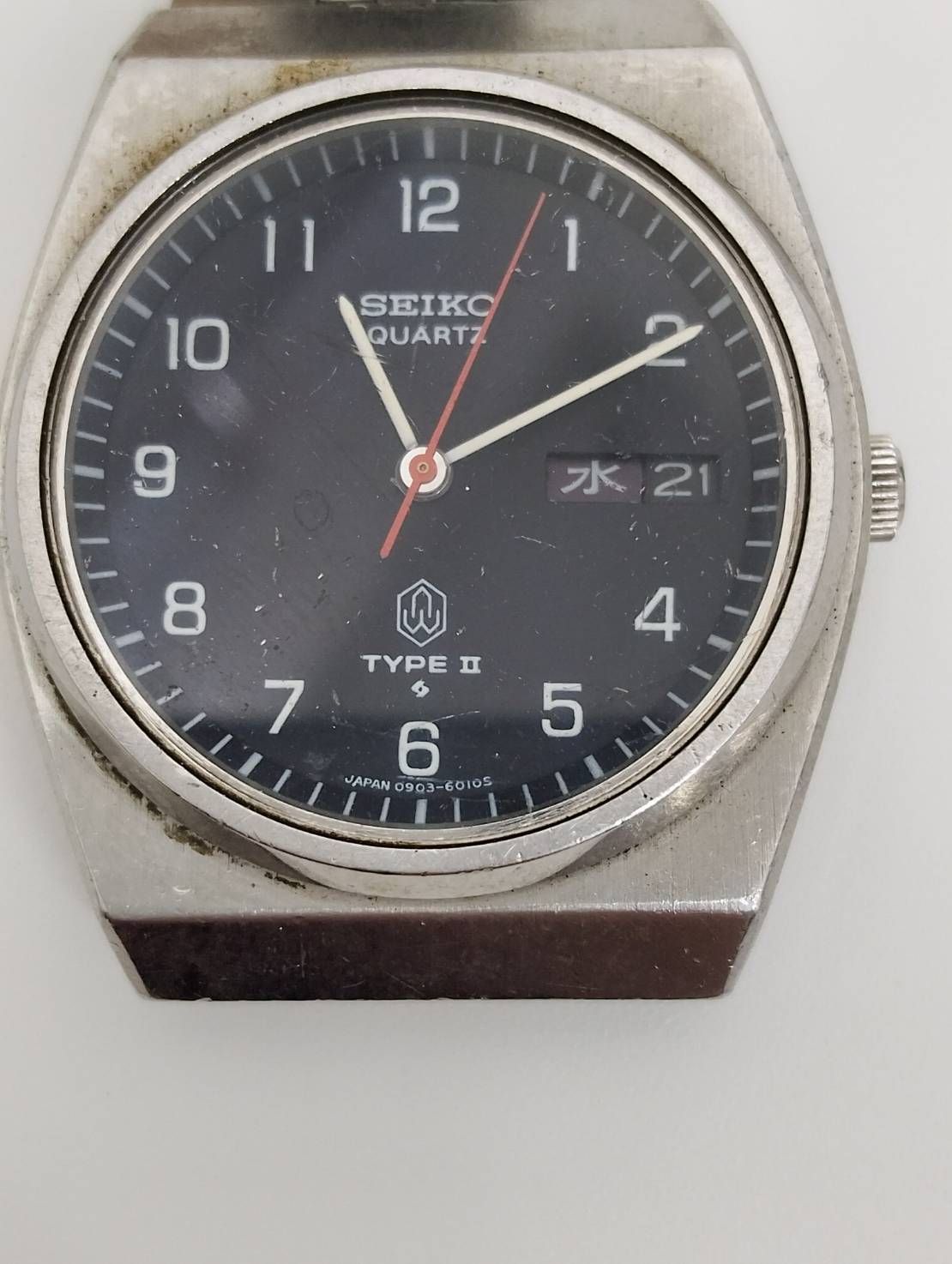 SEIKO TYPEII 0903-6000 SUWA QUARTZ - メルカリ